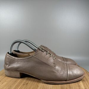 S POMME D'OR Italy Women Oxfords Brown‎ Leather Sz 40 US 10